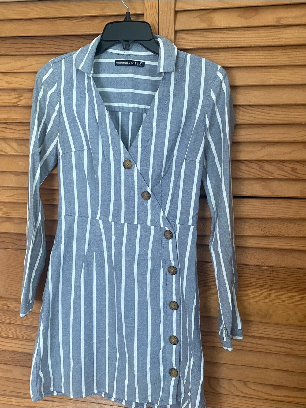 Striped Button-Down Dress - Picture 4 of 4